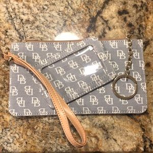 Dooney & Bourke wristlet and card holder.